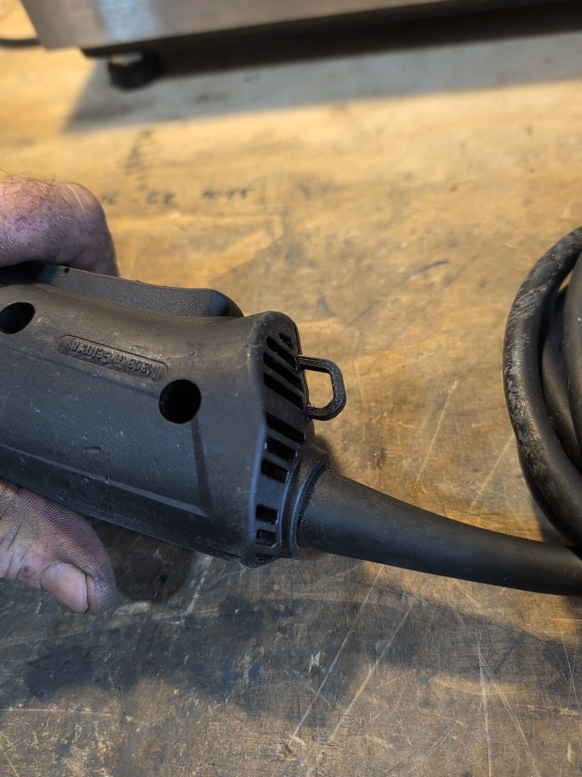 Metabo WP 8-115 QuickProtect 4 1/2" Non-Locking Paddle Switch Angle Grinder