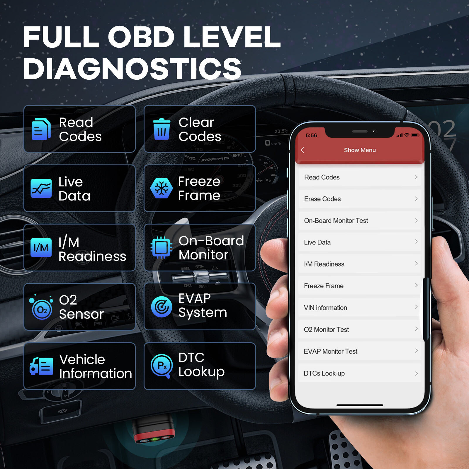 Thinkdiag mini All System Car OBD2 Diagnostic Scanner Bluetooth Auto Code Reader