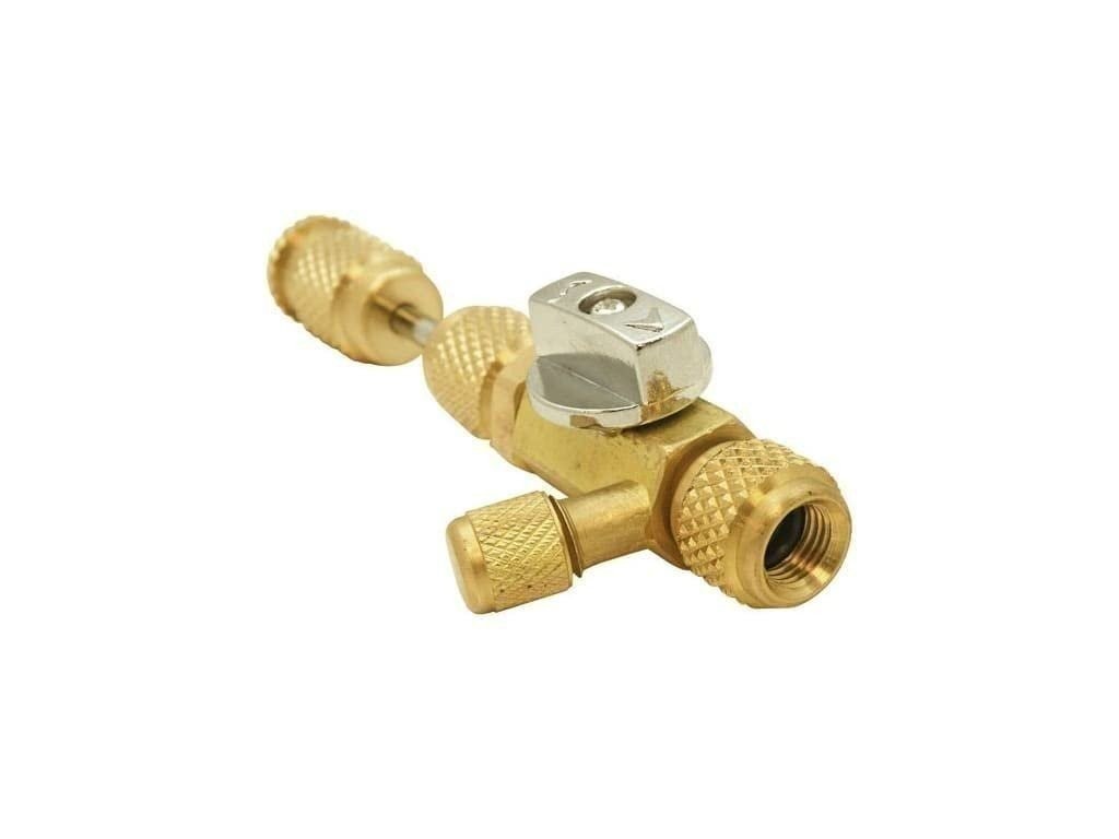 CPS TLVCS SAE Valve Core Remover/Installer Tool w/Side Port 1/4" Heavy-Duty HVAC