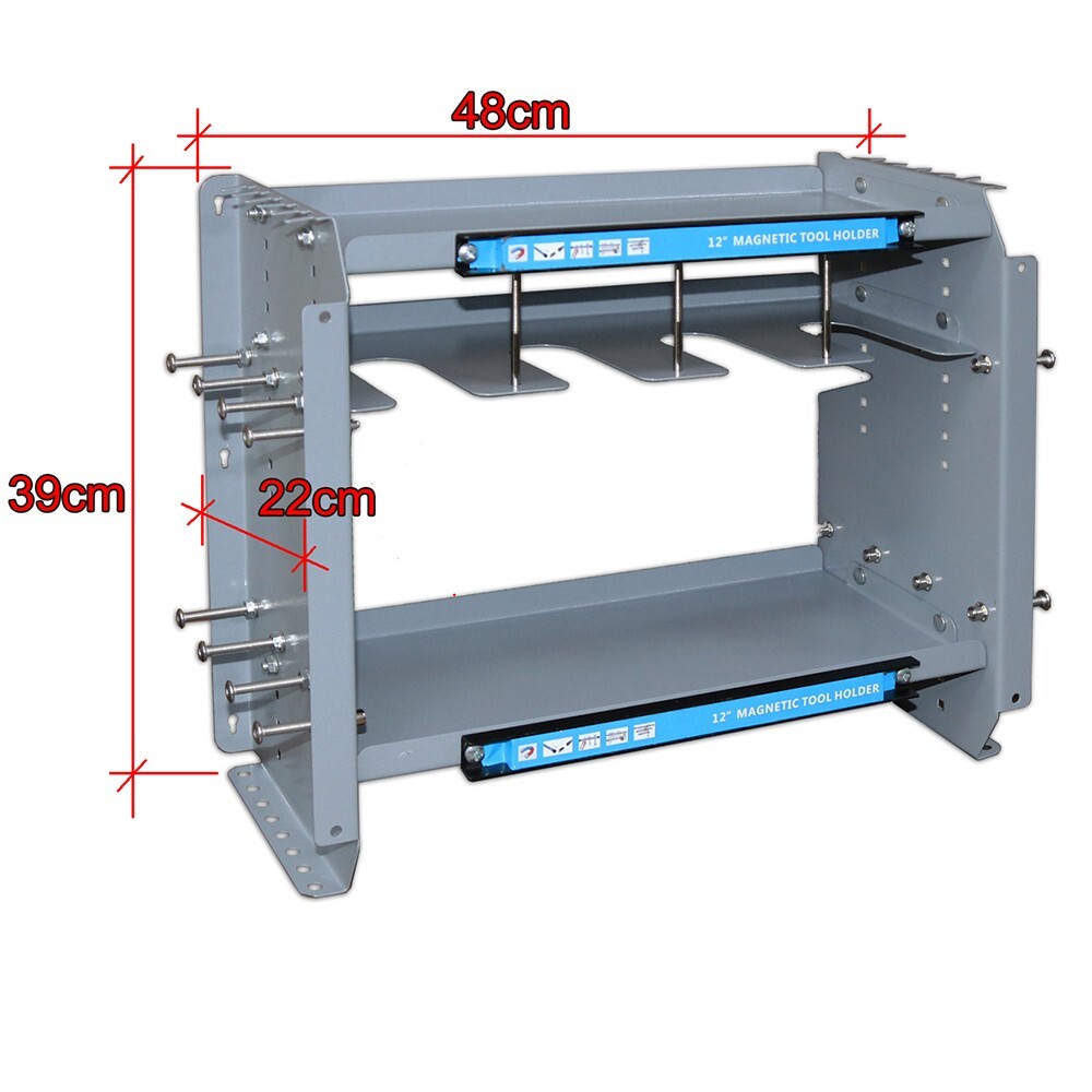 INTBUYING® Garage Tool Storage Rank Wall Mount Tool Organizer Multifunctional