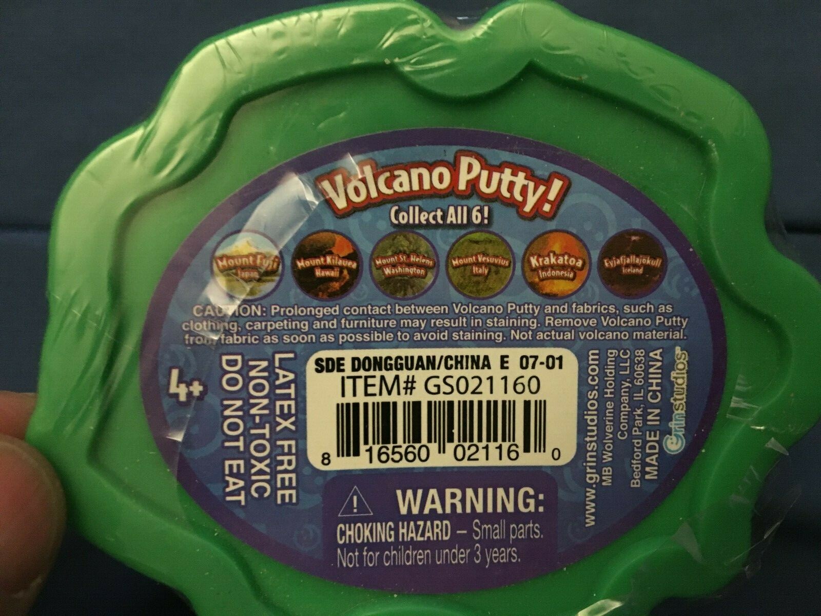 Volcano Putty Mount Vesuvius Italy 5oz *NEW* x1