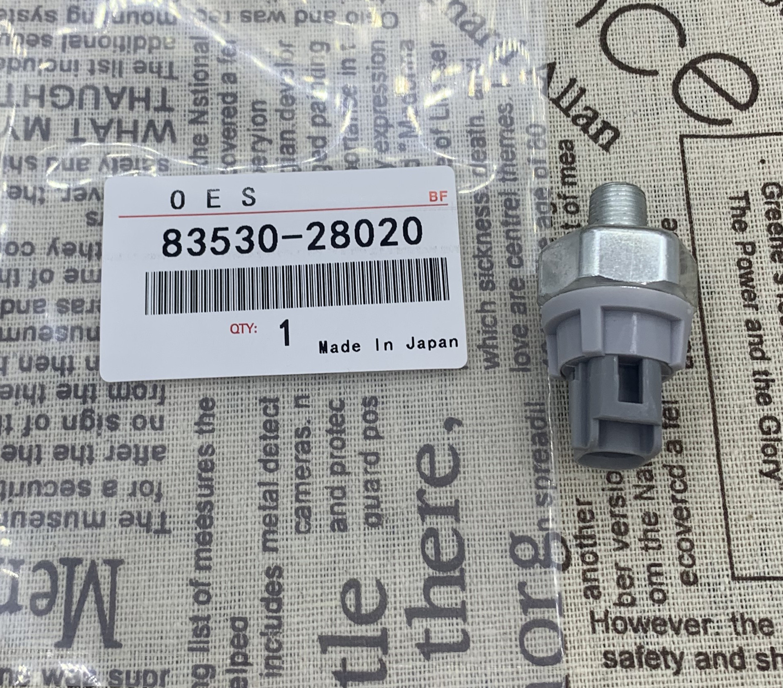 NEW Oil Pressure Sensor Switch Assy 83530-28020For Lexus Scion