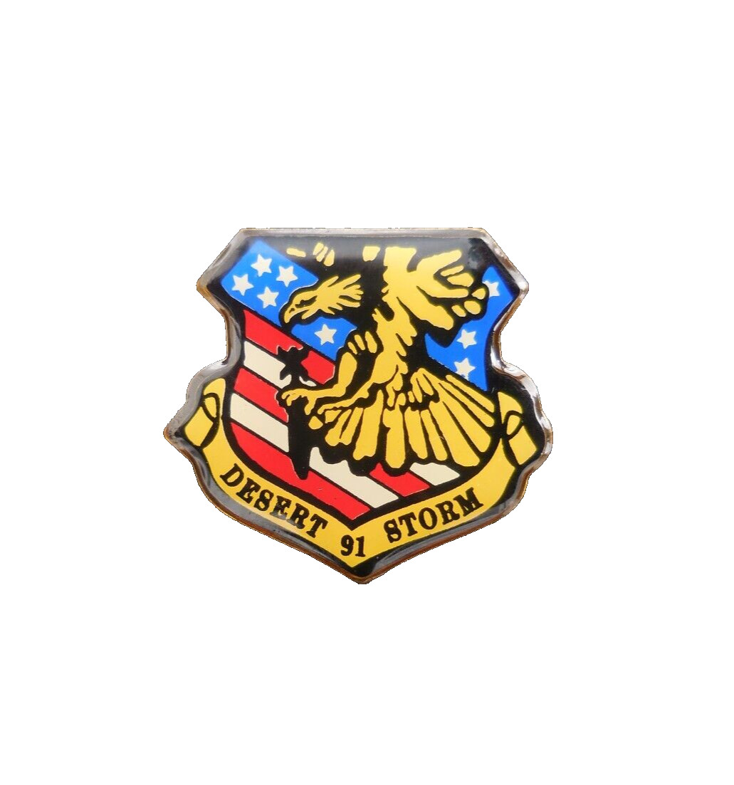 Desert Storm vintage Lapel Pin, 91