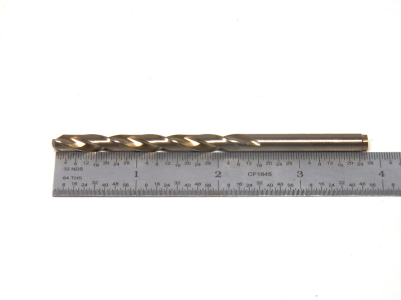 #2 .2210" Dia. Jobber Cobalt Drill Bit 135° Split Point USA RMT 95004601 (5-4-5)