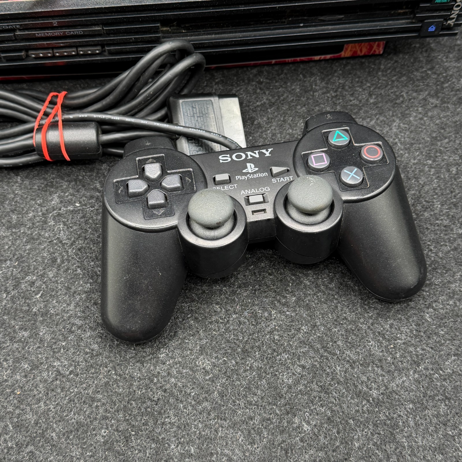 Sony PlayStation 2 PS2 Fat Console System w/ Cords, Controller