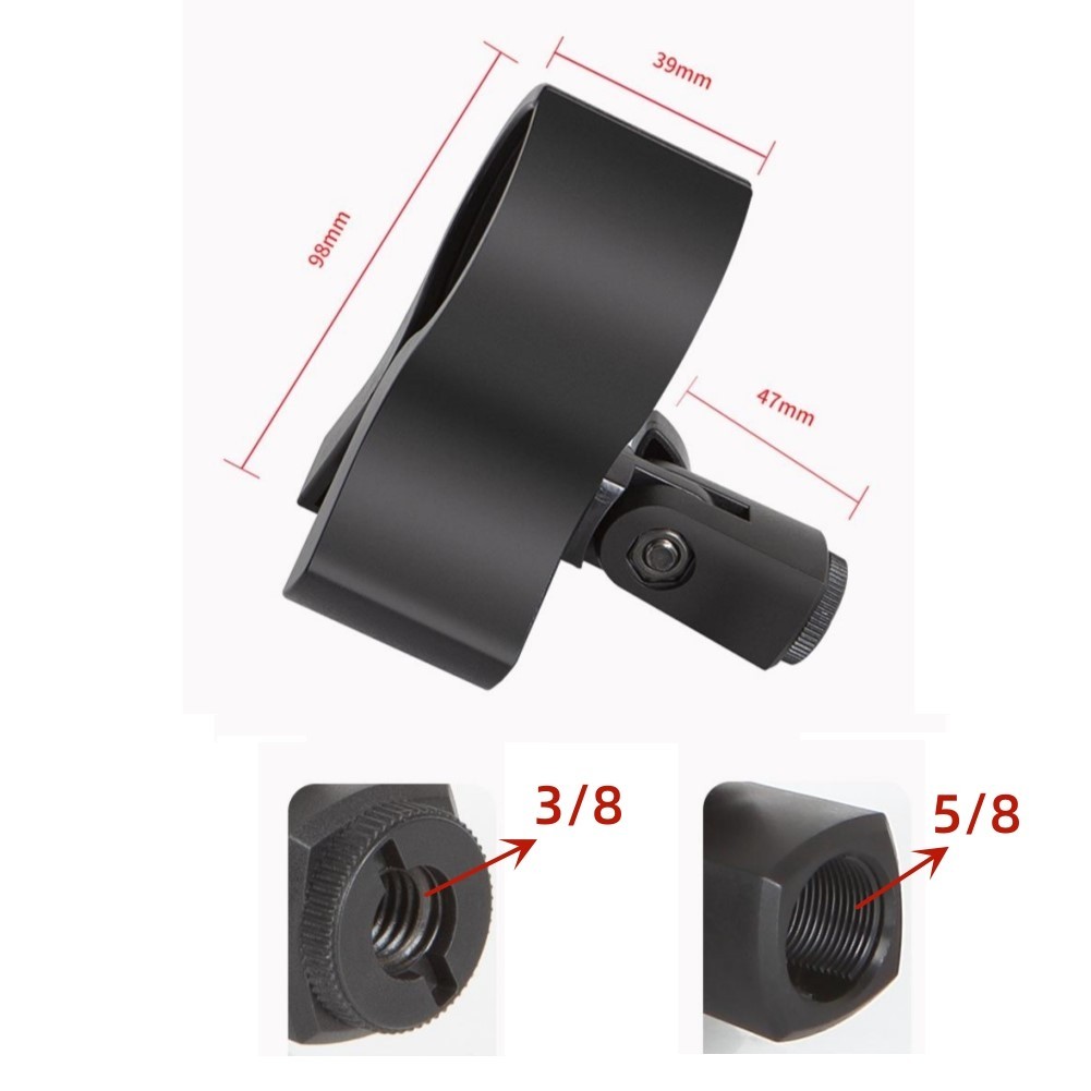 Universal-Microphone Clip Large Conferences.For 3.2-6.8CM Mic Holder Large