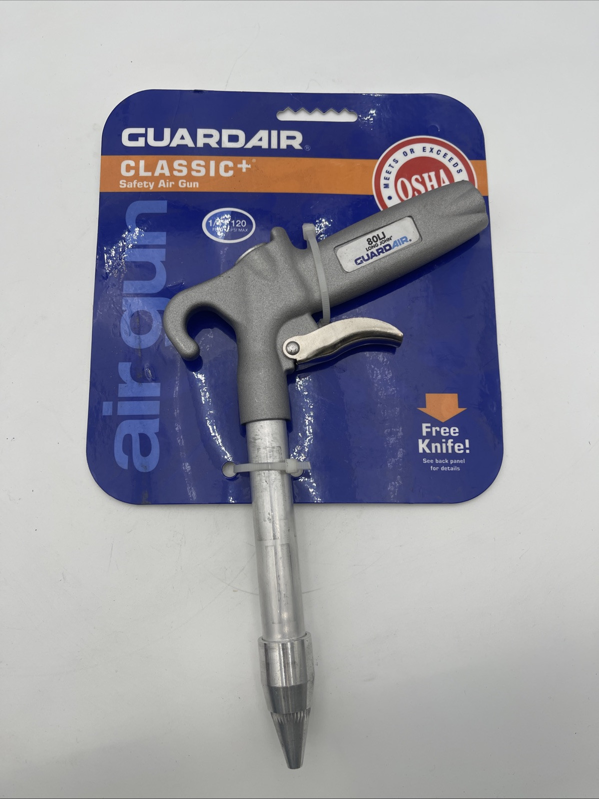 Guardair Air Gun 80LJ Classic+ Safety Air Gun - 1/4" FNPT-120 PSI Max (EB1486)