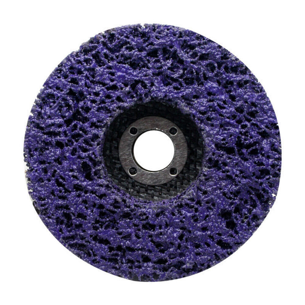 4''/5" Poly Strip Disc Abrasive Wheel Paint Rust Removal Clean Angle Grinder