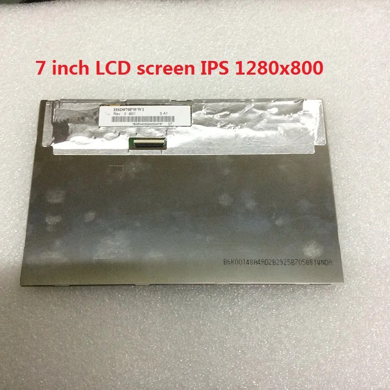 7" HSD070PWW1-B00 HSD070PWW1-B01 for HannStar LCD Display Screen Panel 1280*800