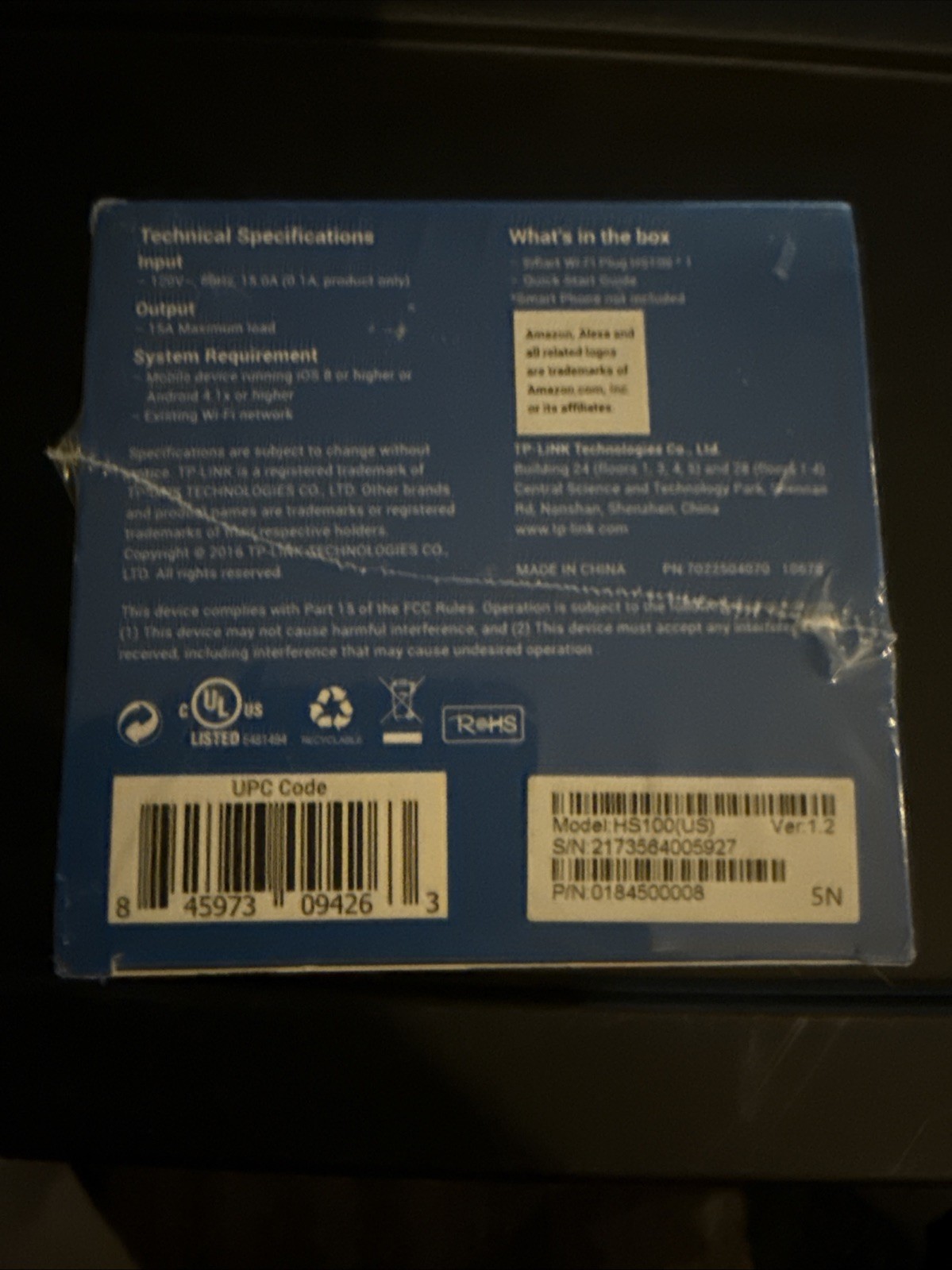 Smart WIFi Plug TP-Link New In Box