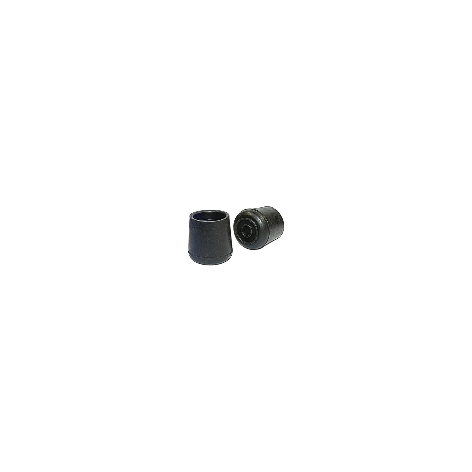 TruGuard F31928TV Furniture Leg Tip, Black Rubber, 1/2-In., 4-Pk. - Quantity 6