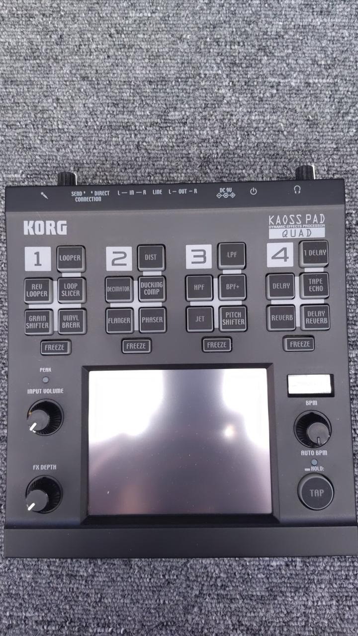 KORG Kaoss Pad Quad KP-QUAD Dynamic Effects Processor DJ Touch Pad w/Box Tested