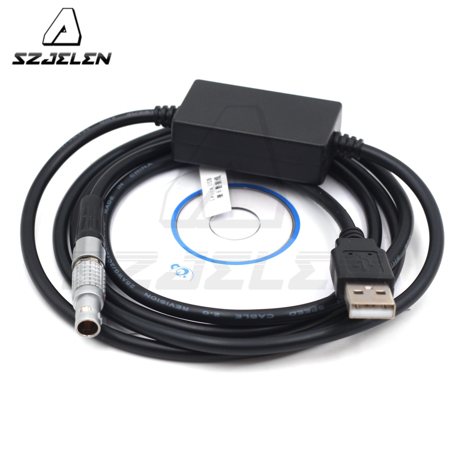 5 Pin to USB Data Cable for LEI CA Total Station TS402/802/06/02/ Data Cable