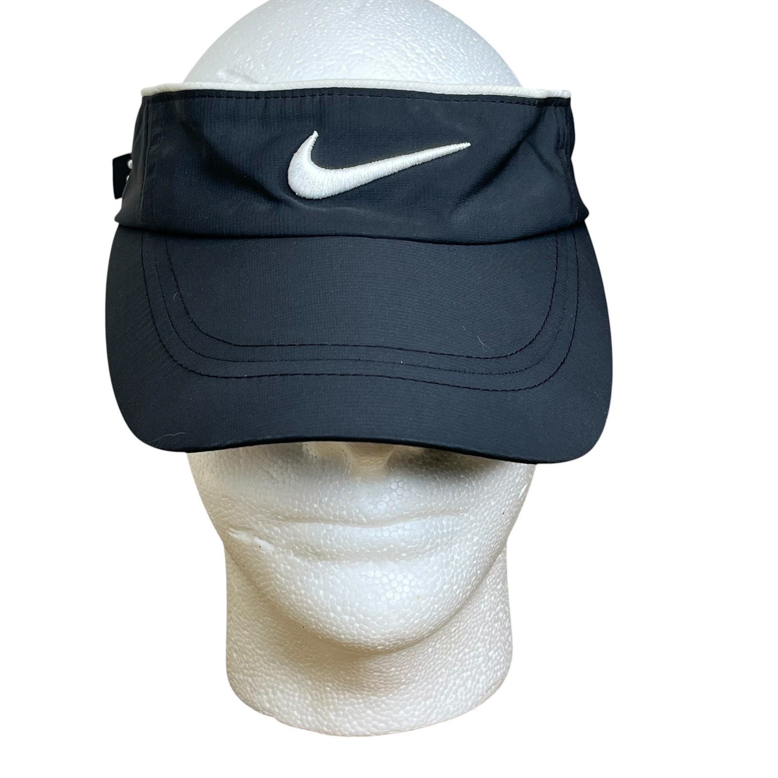 Nike Golf SQ SasQuatch One Visor Men's Black White Adjustable Hat Athletic