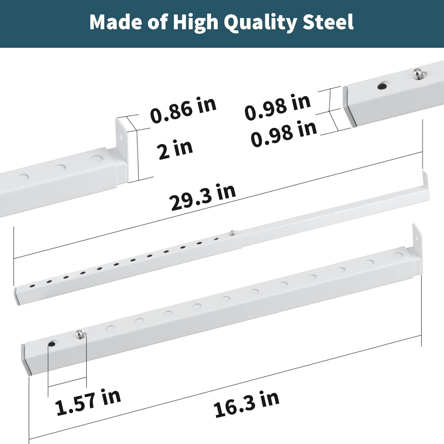 Adjustable Window Security Bars steel Window Locks Bars Inside For Prevent Bur
