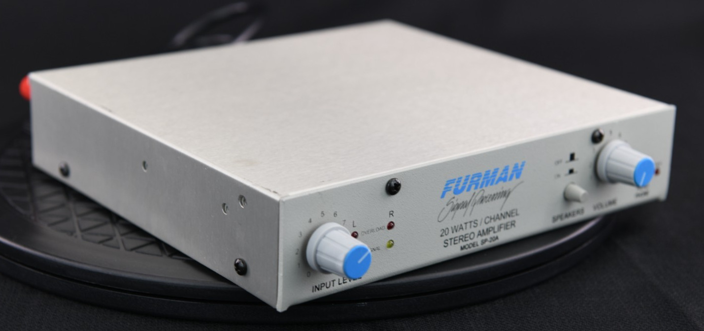 Furman Signal Processing SP-20A Stereo Amplifier 20 Watts/Channel - XLR Inputs