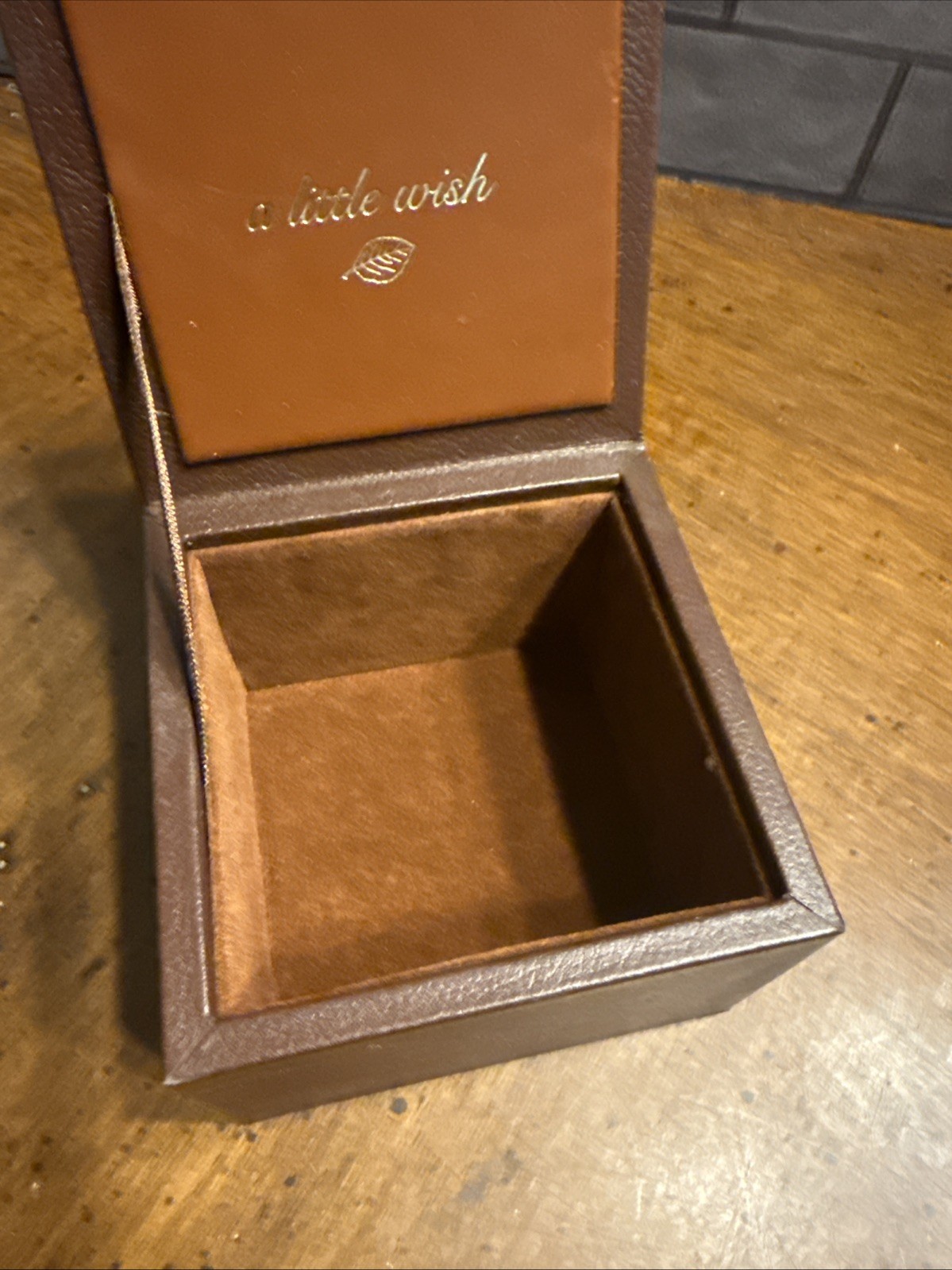 Hallmark Signature leather Wish Box