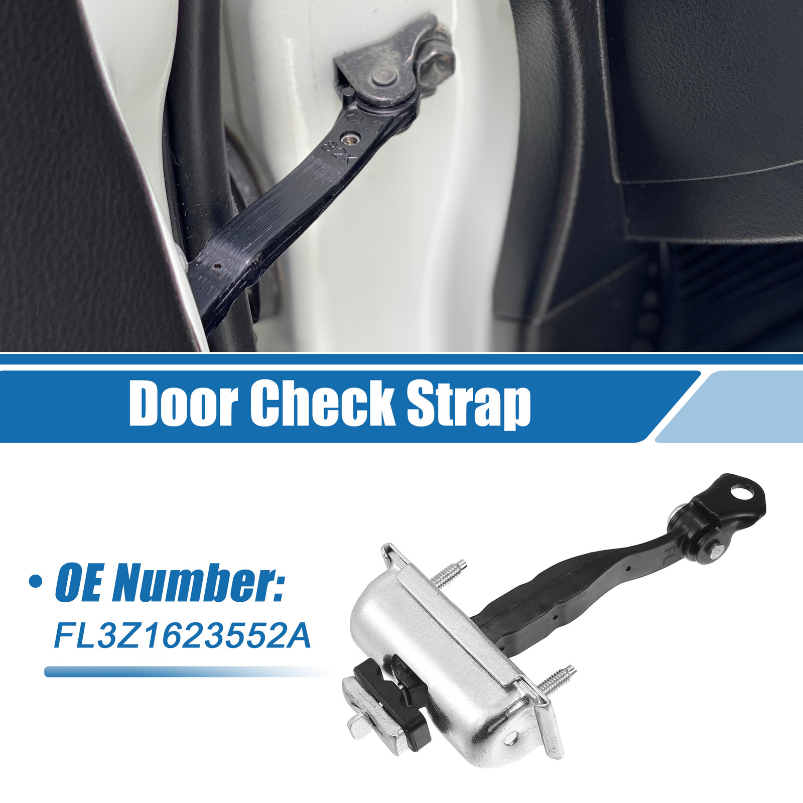Door Check Stop Strap for Ford F-250 F-350 F-450 F-550 17-19 No.FL3Z1623552A