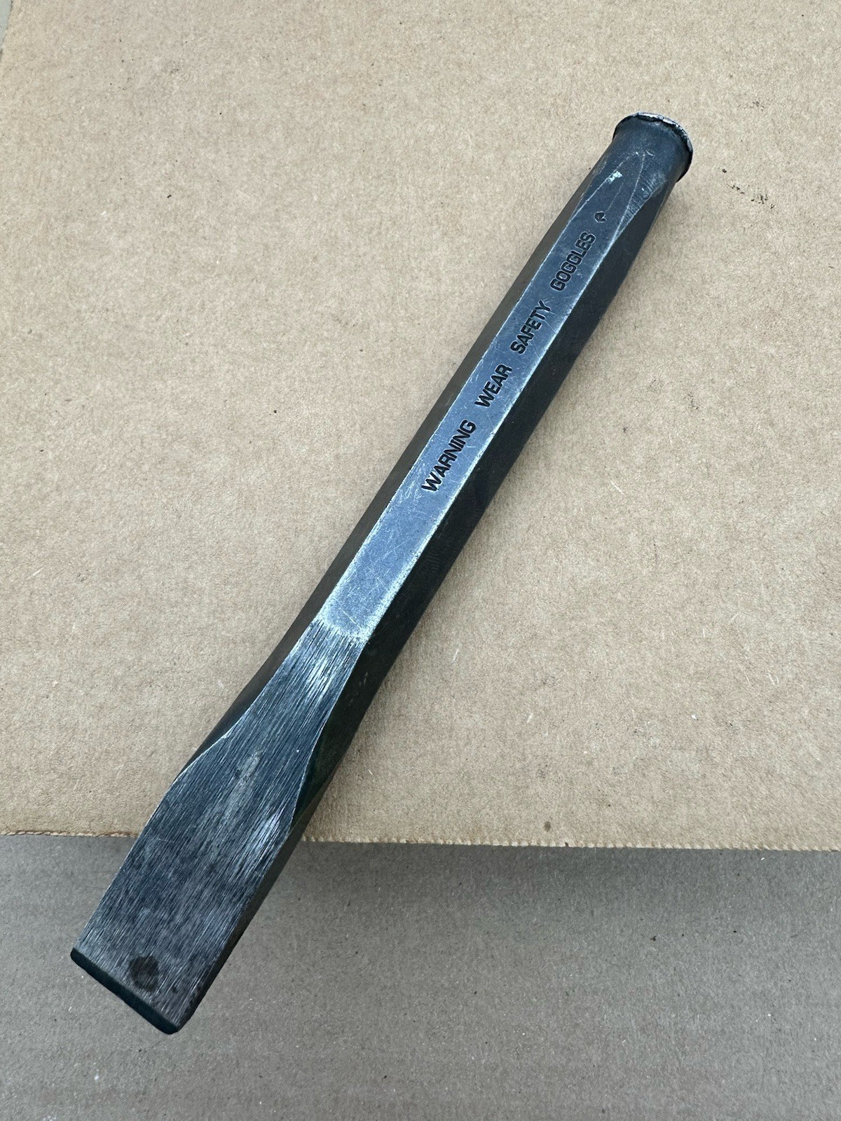 Snap-On Flat Hand Chisel PPC824B - 7-1/4" Length 3/4" Edge 5/8" Hex - Punch