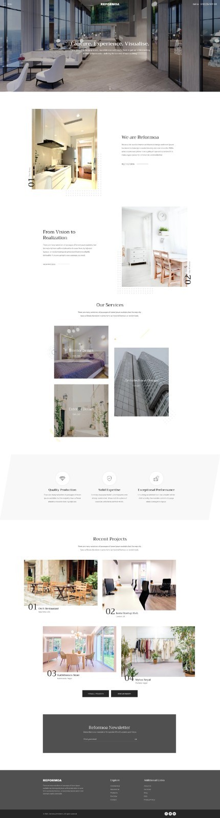 Architecture & Interior Design Theme - Wordpress Elementor Template Kit