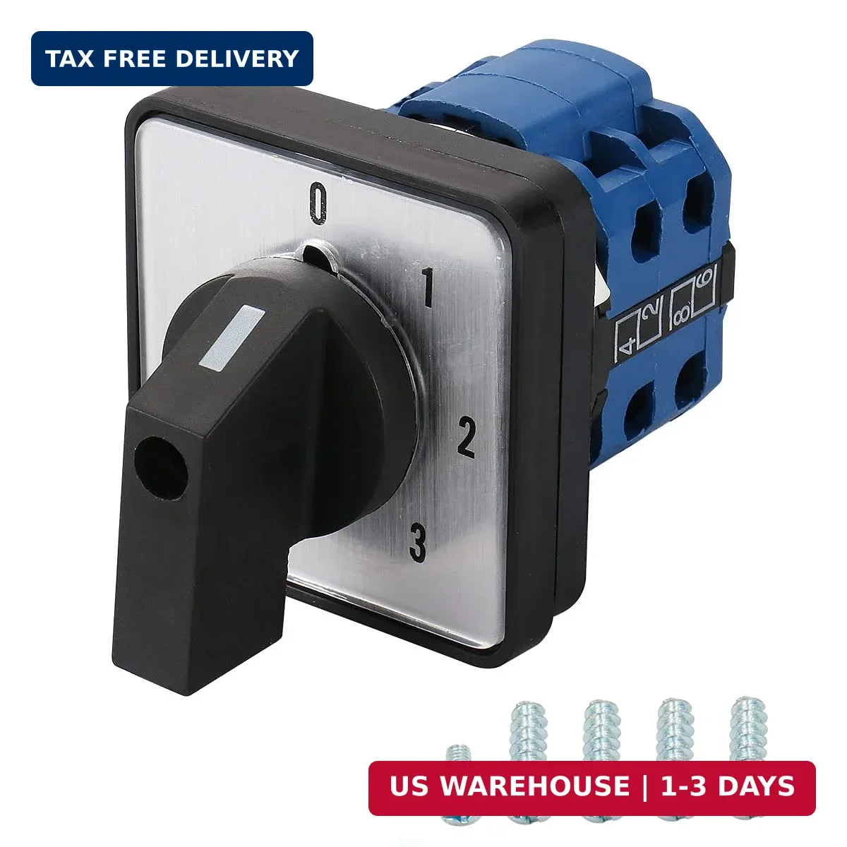 4-Position 20A 660V Rotary Switch - Reliable Control for Industrial Applications