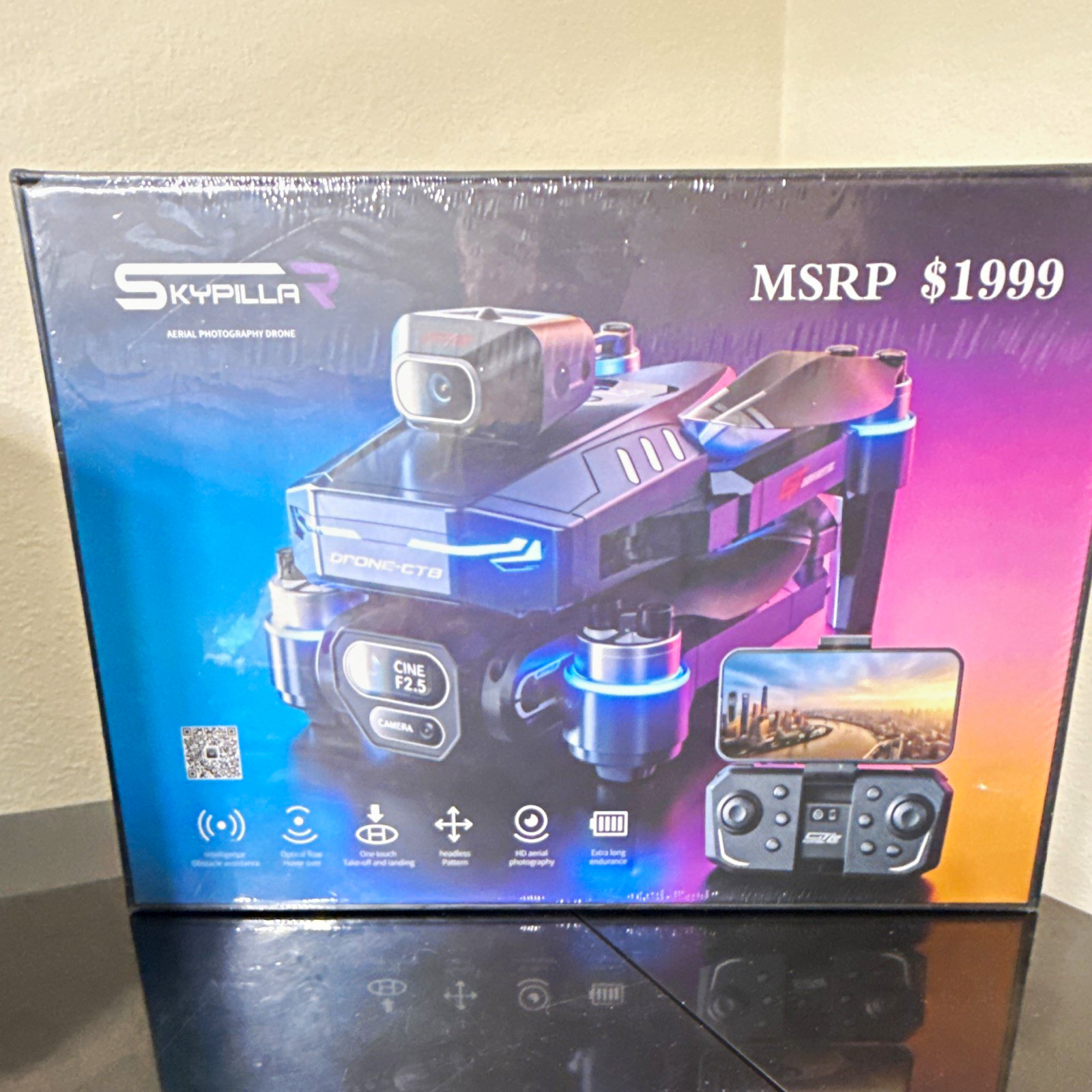 Skypilla R GT8 Aerial Photography Drone HD Camera Wi-Fi Follow Me Headless