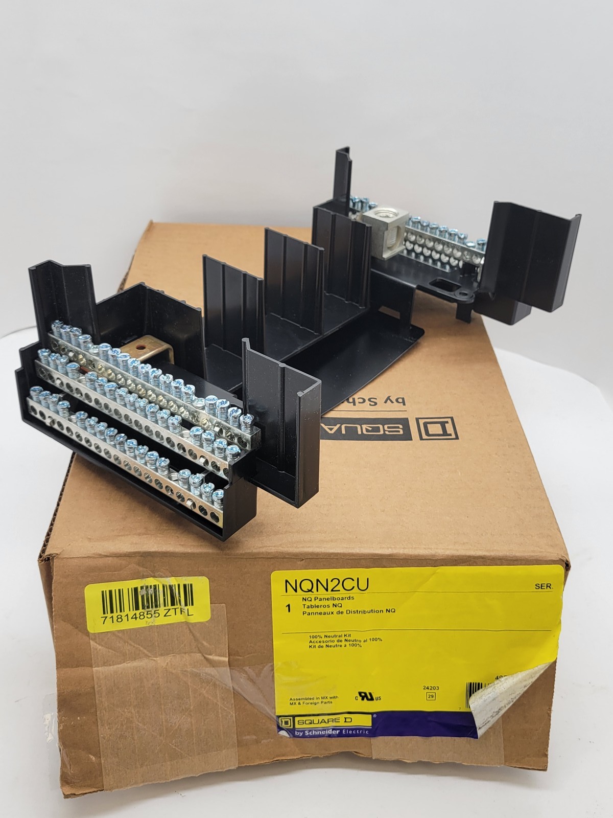 Square D NQN2CU 100% Neutral Kit 225A NQ Panelboard Accessory Wire Connector
