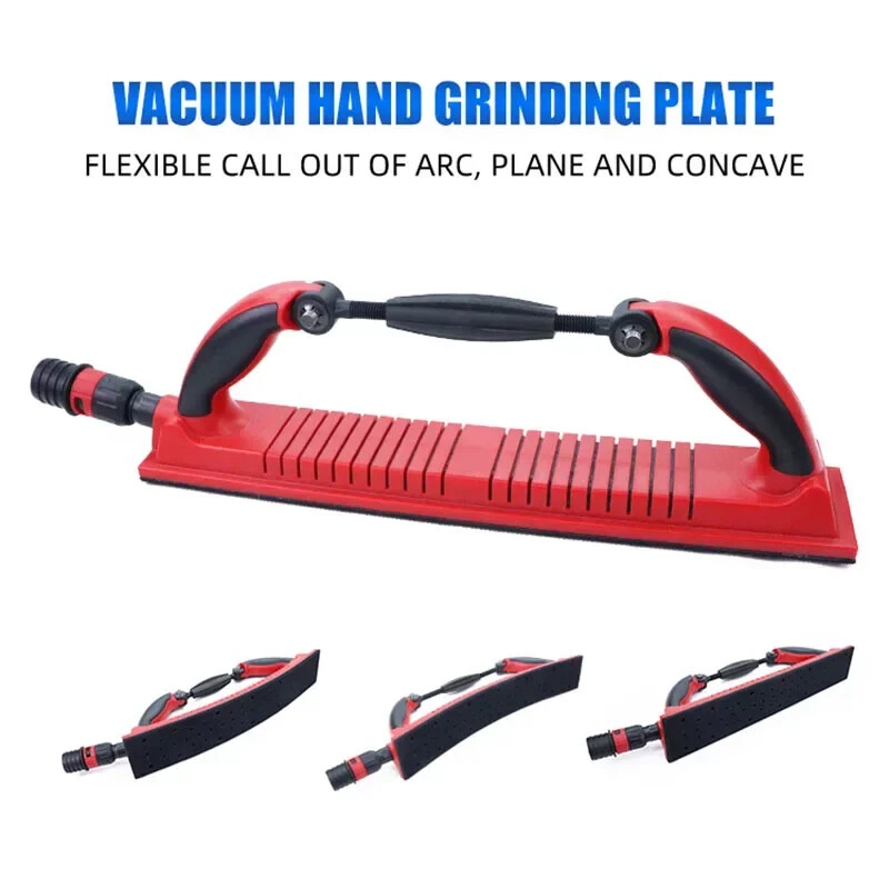Dry Grinding Hand Push Board Car Putty Grey  Planer Adjustable Concave Repair