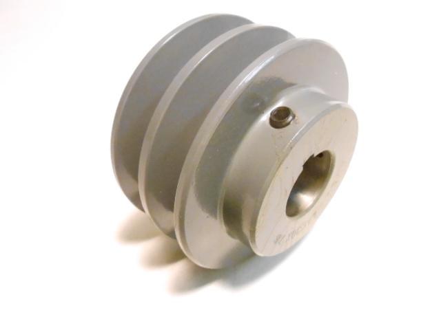 Double V Belt Pulley  2, 2 1/2" 2.5", 3" dia Many Bore Sizes     a5