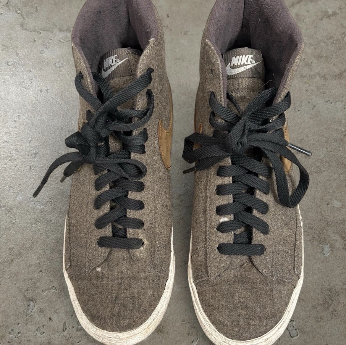 Nike and Pendleton with a super cozy wool upper used no box look at pics!!