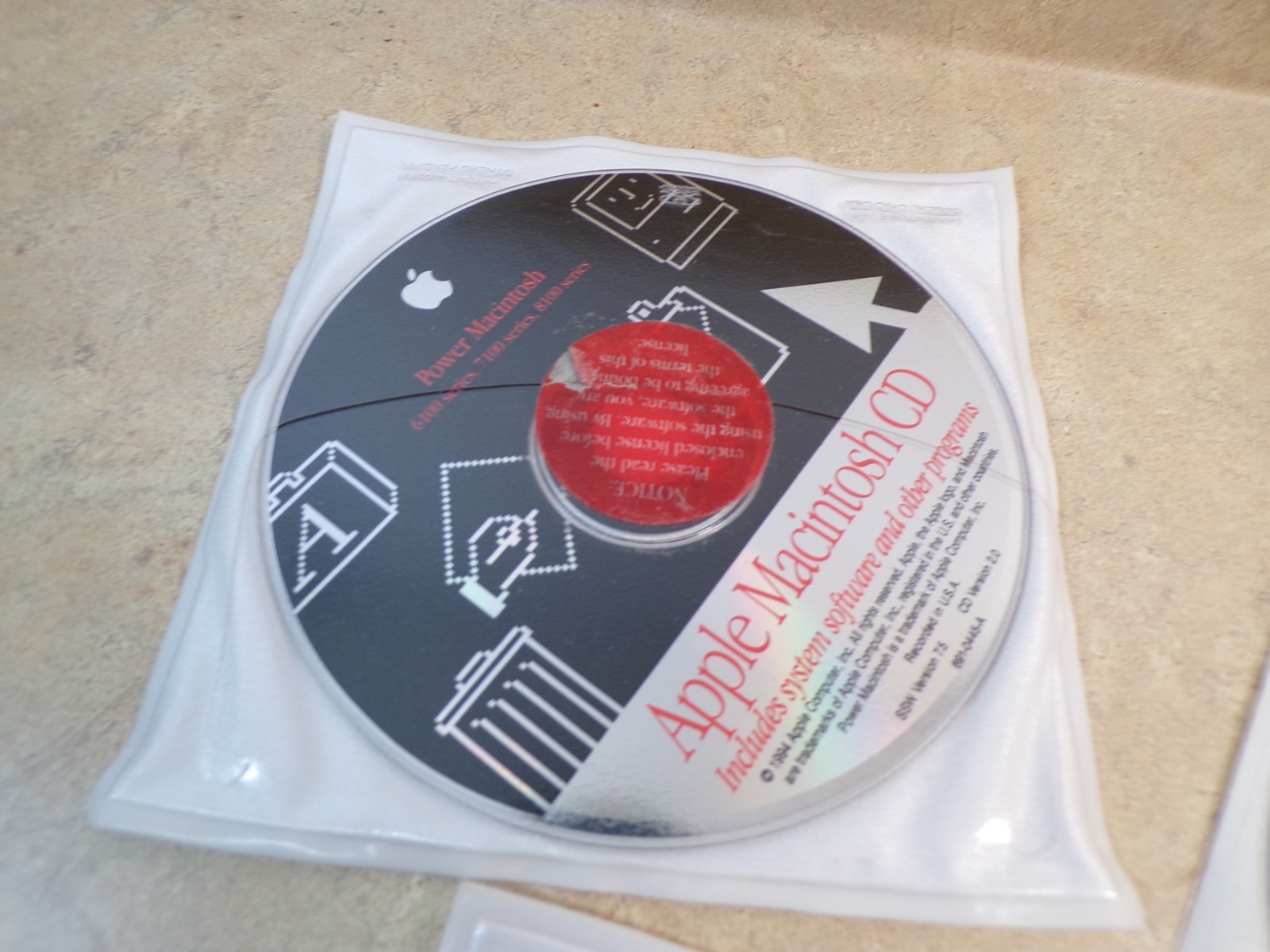 Apple Power Mac Discs System software and other programs set of 3