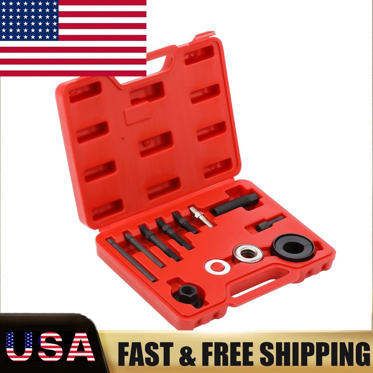 Pulley Puller and Installer for Truck Remover&Installer With Case Tool Set Auto