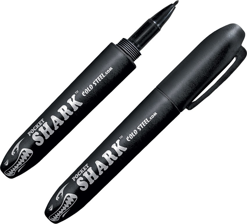 Cold Steel Black Pocket Shark Permanent Marker 91SPB
