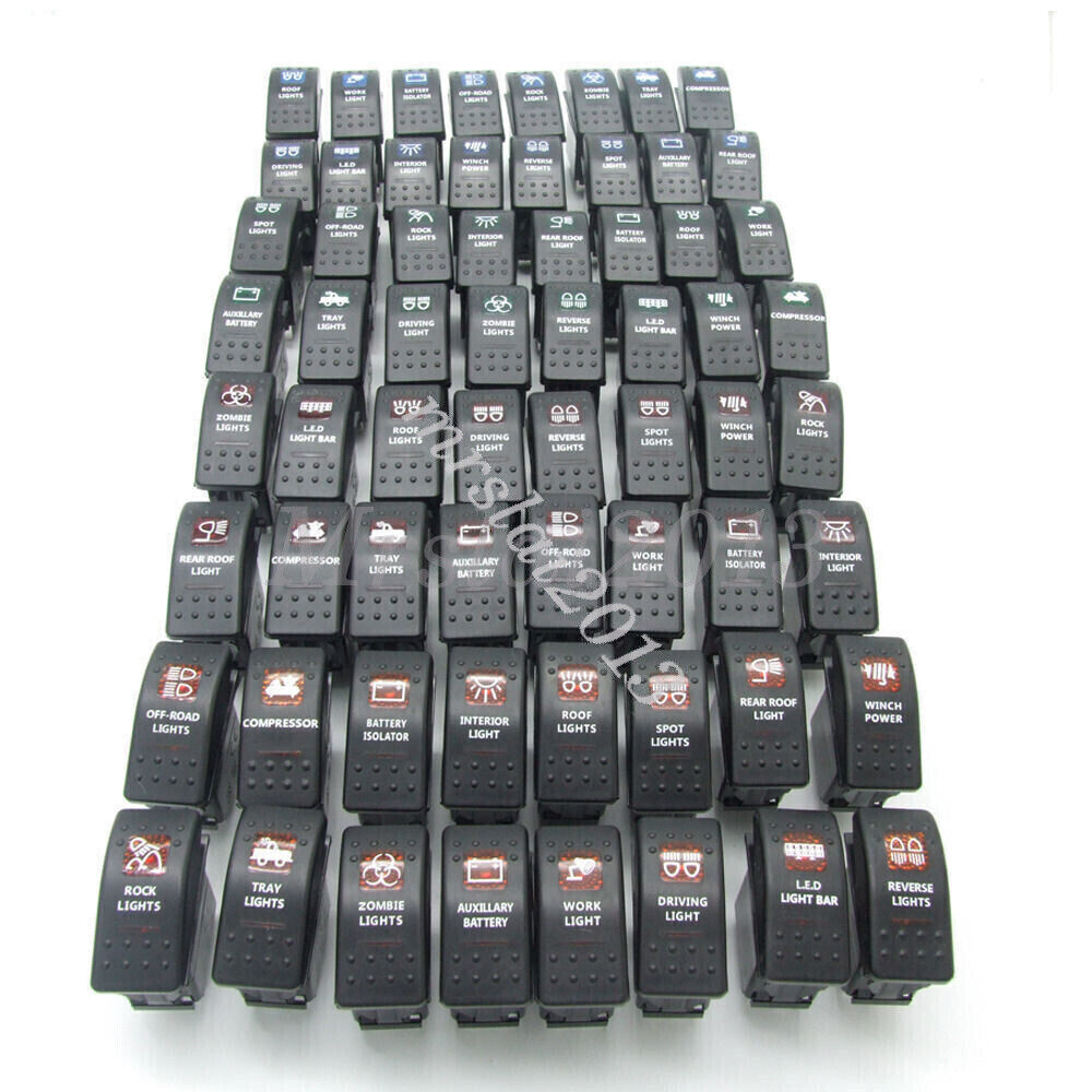 12V/20A 24V/10A Car Bar Carling Rocker Toggle LED Light Boat Sales ON/OFF Switch