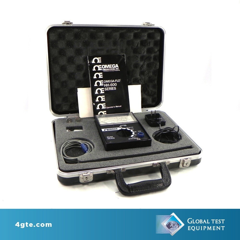 Omega HH-610 Air Velocity Meter Kit