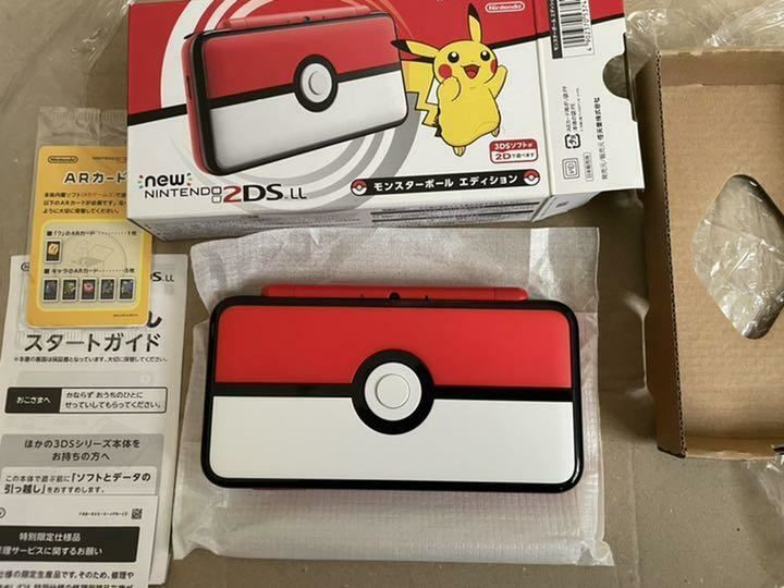 Nintendo 2DS LL Pokemon Monster ball edition Japan Consoles pikachu USED