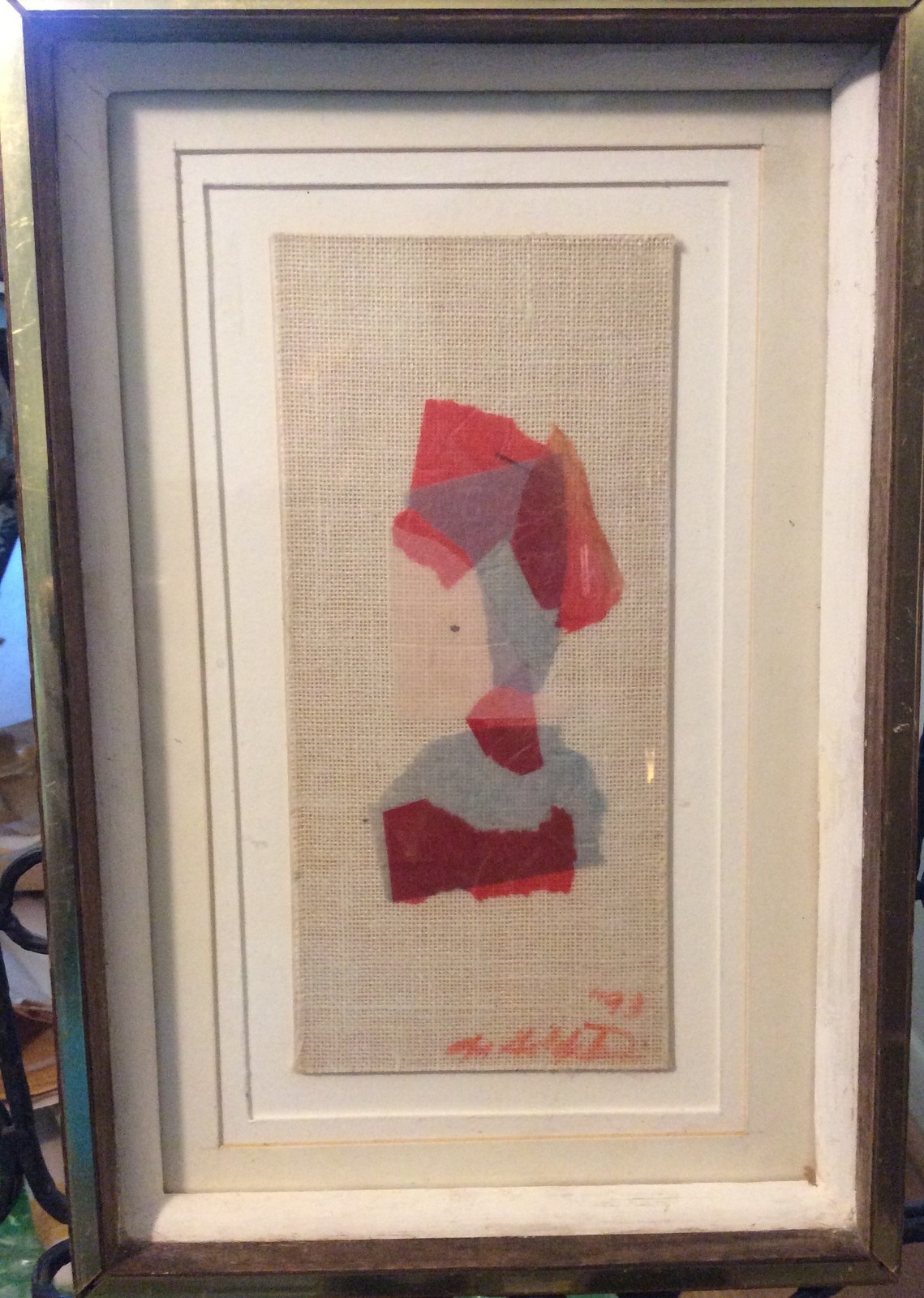 8x4 Collage Framed under glass  by Milton Goldstein - 1993