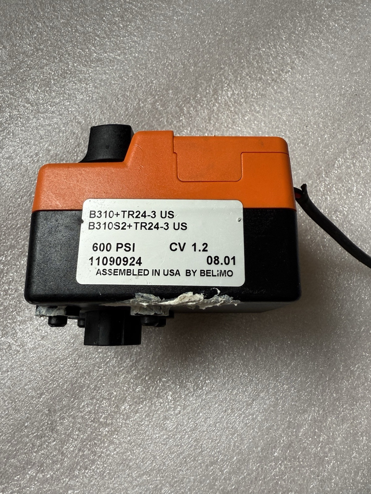 BELIMO B310+TR24-3 US CHARACTERIZED CONTROL VALVE CCV 1/2" 3-WAY VALVE ACTUATOR