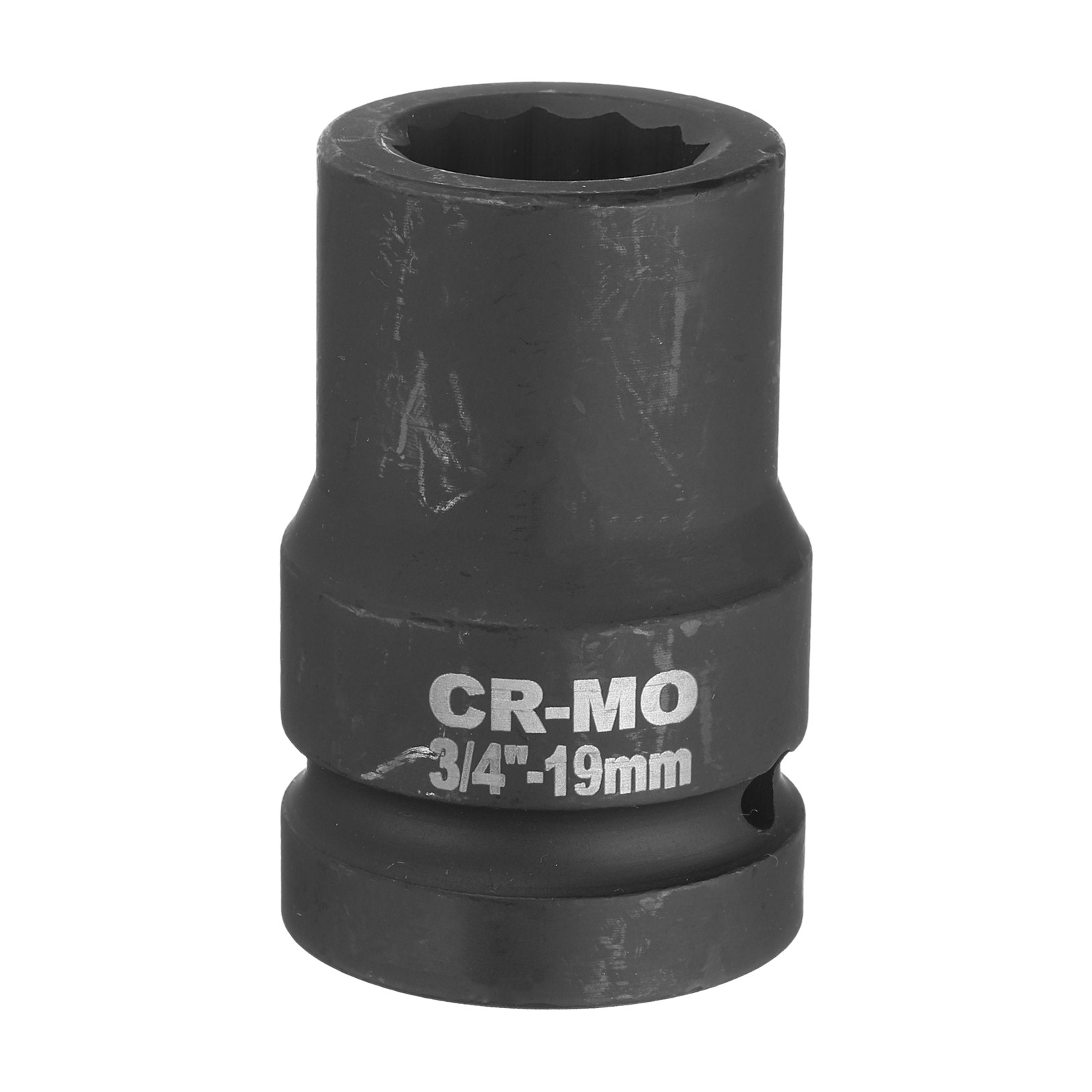 3/4 Inch Drive 12 Point Impact Socket 19mm Metric