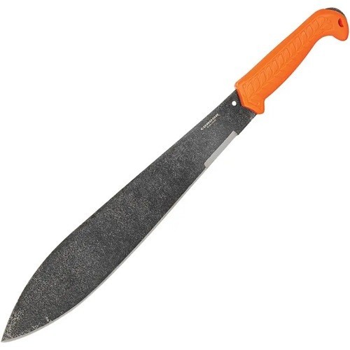 Condor Terrachete Machete Orange 1075HC Steel Convex Blade with Belt Sheath