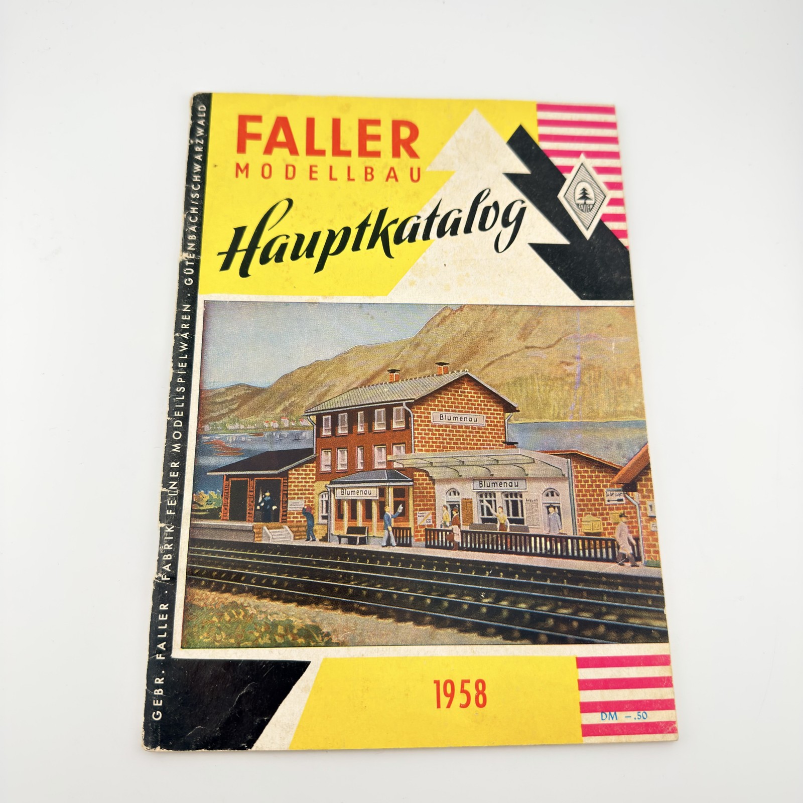 Faller Modellbau Hauptkatalog 1958 Vintage German Model Railroad Catalog HO