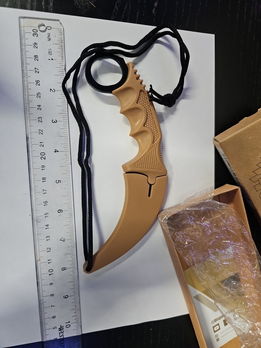 Dispatch Karambit Tactical Combat Knife Fixed Blade W/ Sheath