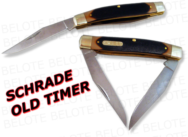 Schrade Old Timer Delrin Muskrat 2-Blade Knife 77OT NEW