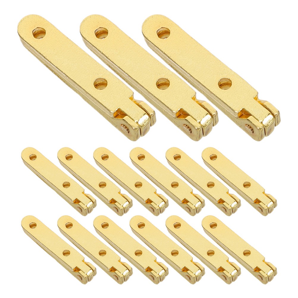 20 Pcs Cabinet Door Hinges Finish Hidden Hardware for Small Boxes