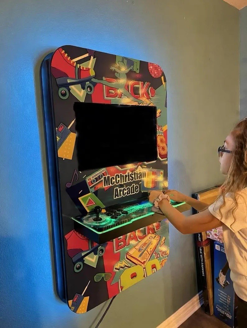 Custom Wall Mounted Arcade Unit