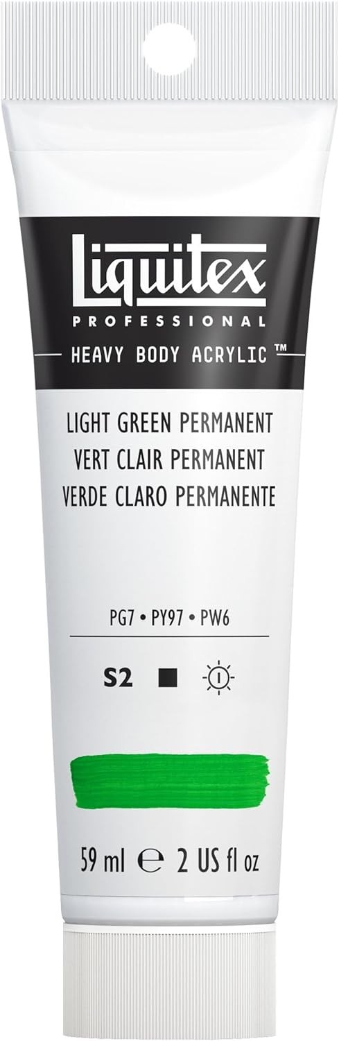 Liquitex Professional Heavy Body 2 Fl Oz (Pack of 1), Light Green Permanent