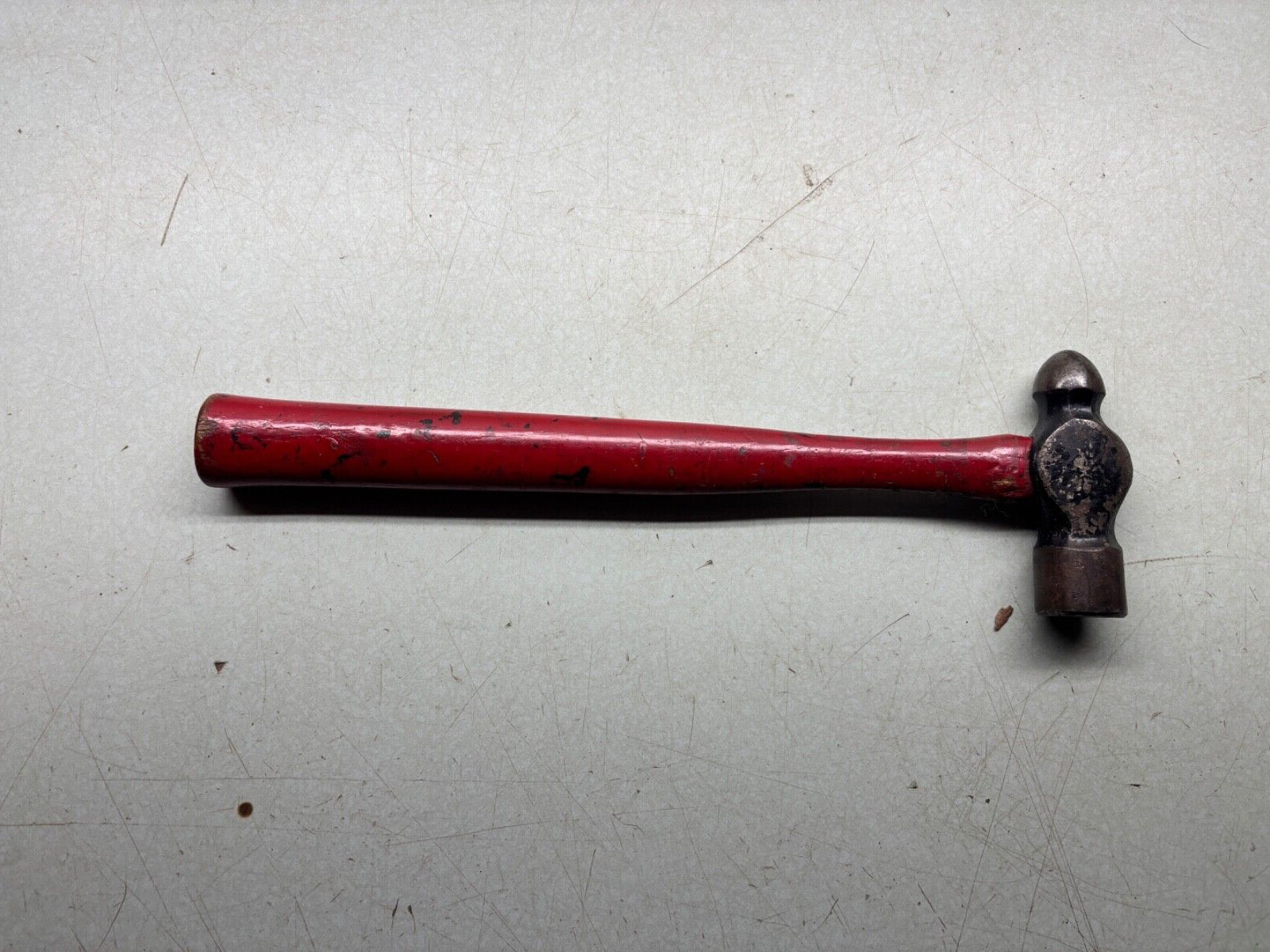 PLUMB Tool Ball Peen (Pein) Hammer Wood Handle Vintage Made in USA