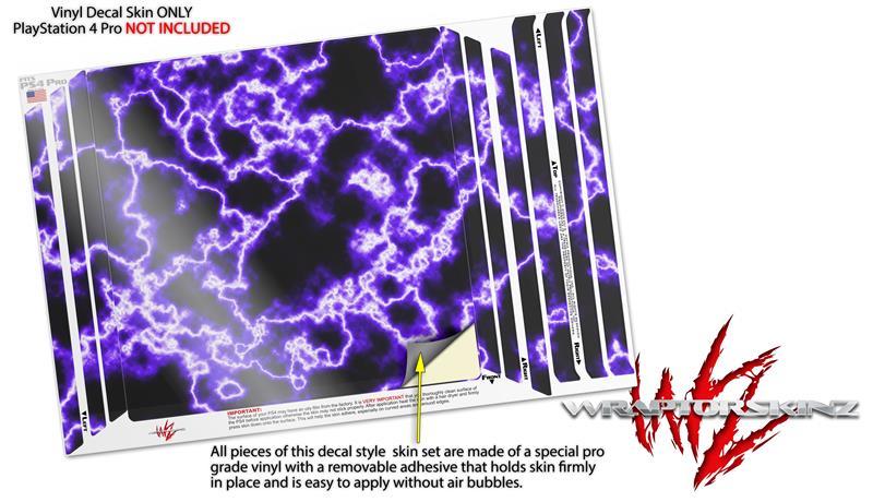 Skin for PS4 Pro Electrify Purple Playstation 4 Console