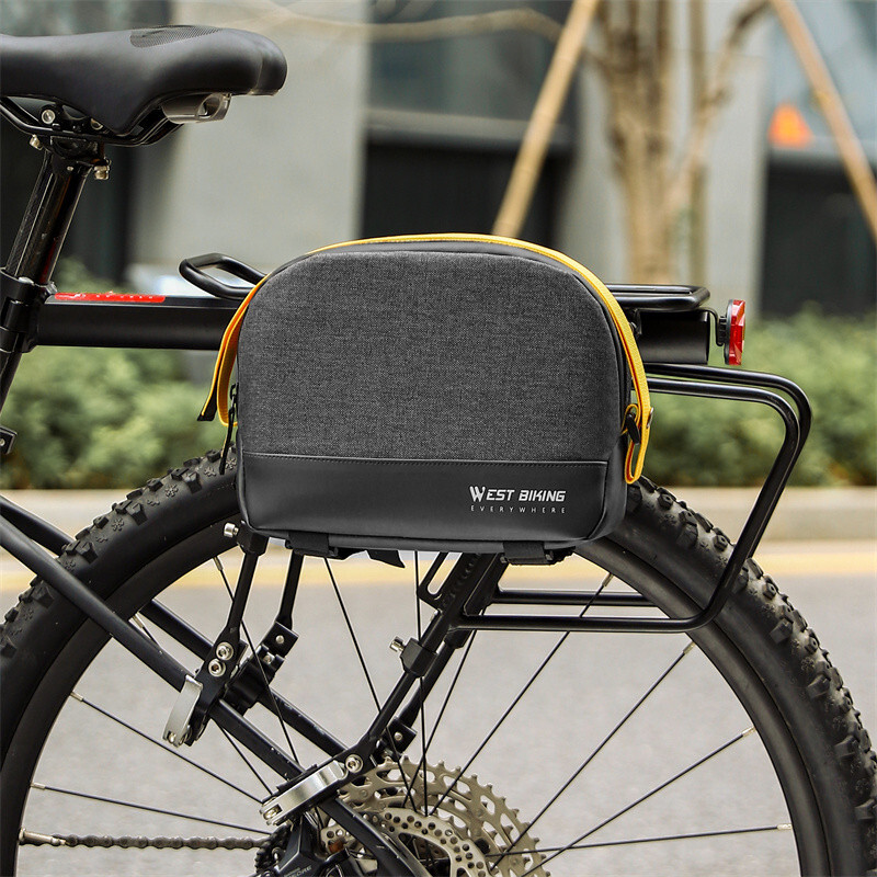 Bicycle Handlebar Bag MTB Bike Pannier Rear Rack Pack Carrier Bag Storage Bag