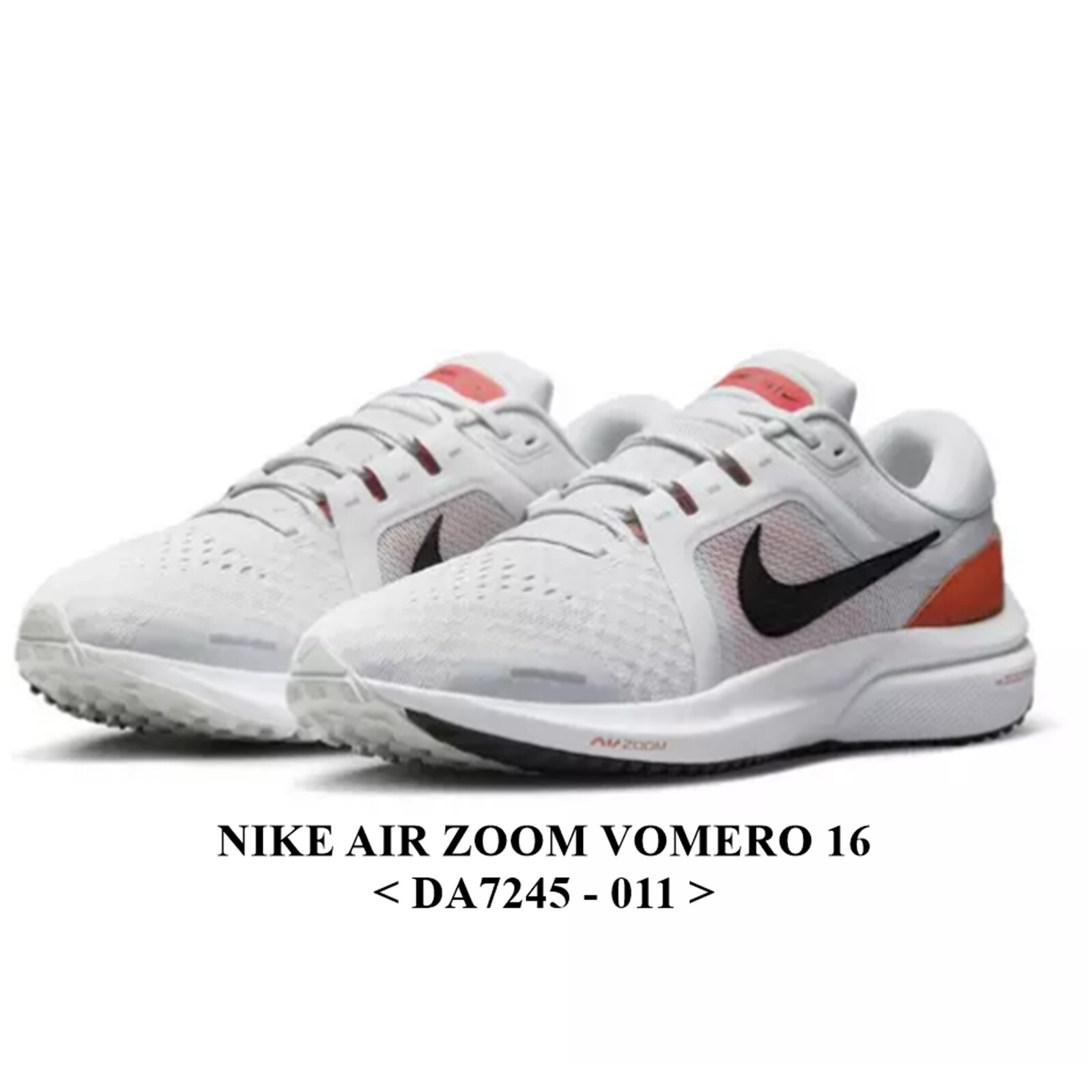 NIKE  AIR ZOOM VOMERO 16 (DA7245 011) Men's Road Running Shoes,New w Box"NO LID"